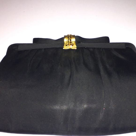 Neiman Marcus Handbags - Neiman Marcus Black Leather Cosmetic Bag + Coin Purse